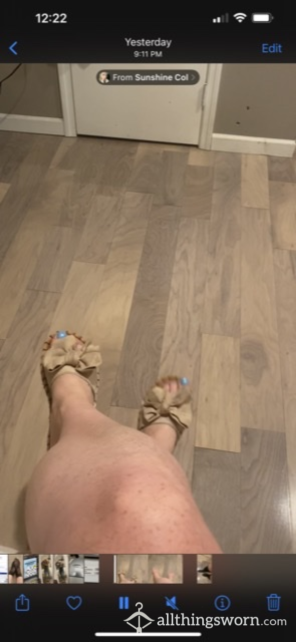 1 Min Vid Beige Sandals