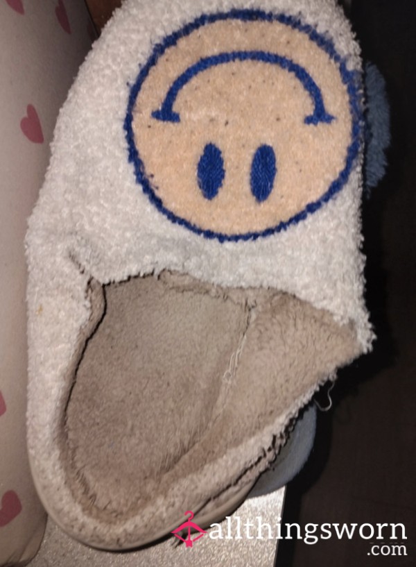 1 Year Old Well Worn Stinky Slippers