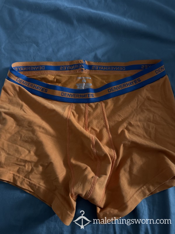 $12- Orange SM Undies