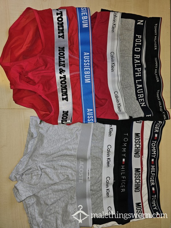 10 Pack Of Used (Clean) Underwear