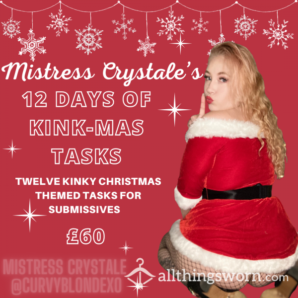 12 Days Of Kink-mas Tasks ⛓🎄