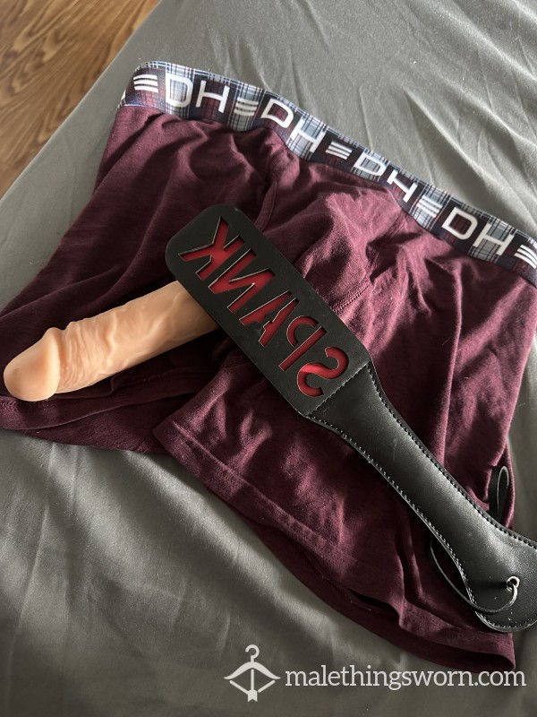 $18-SPANK Leather Paddle