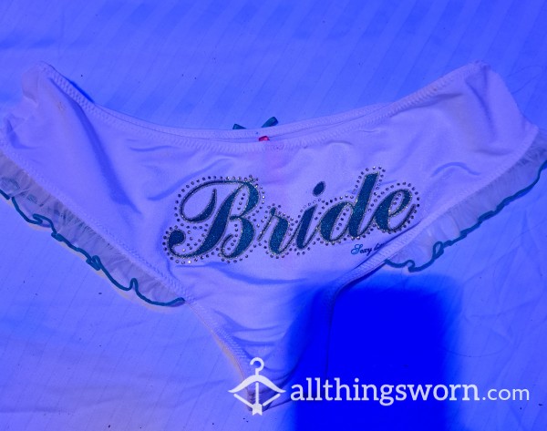 2 Day Wear White S**y Bride Undies