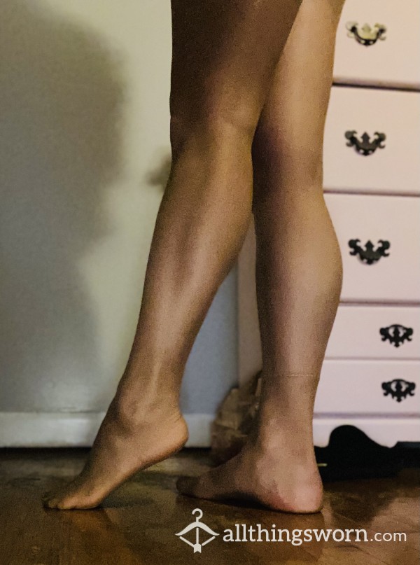 2 Days Worn Nude Pantyhose