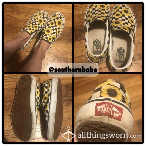 2 Year Old Custom Vans - Always Worn Bare Foot