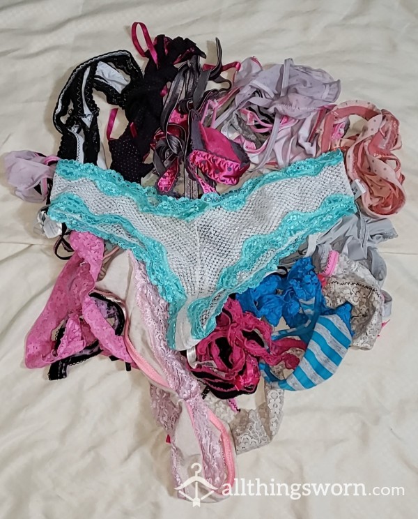 20 Pair Used Thongs