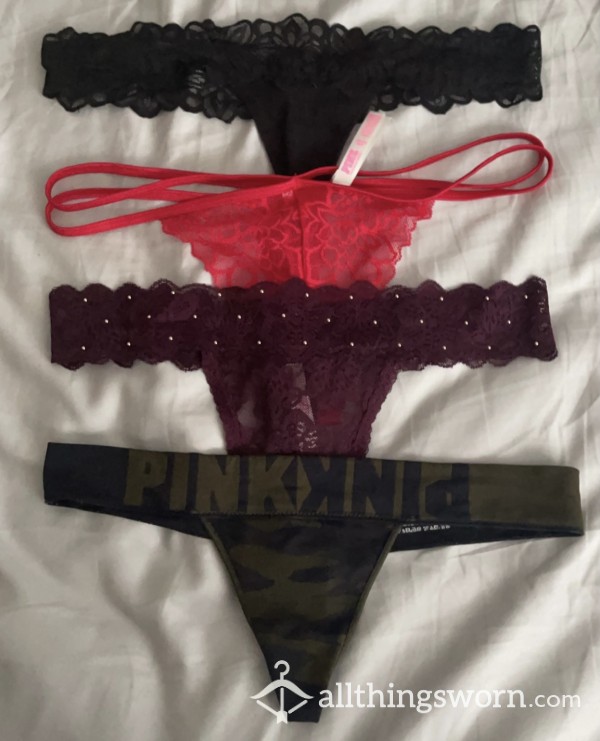 🖤 24 Hour Wear Victoria’s Secret Pink Thongs 🖤