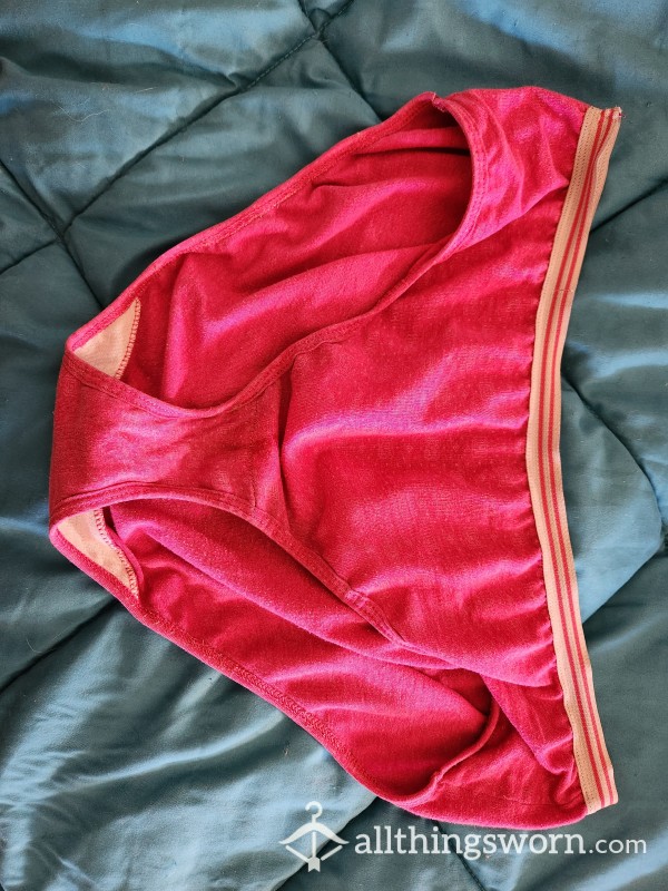 24hrs Worn Cute Pink Panties - Trans Boy Pu**y