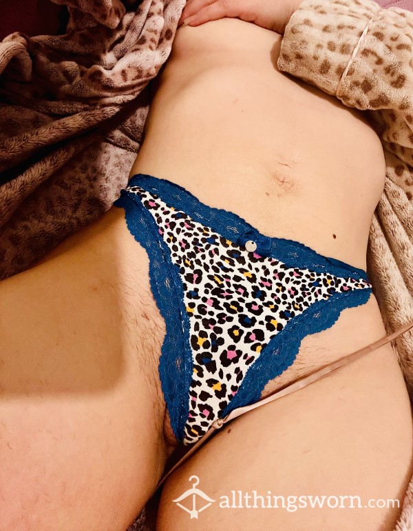 Leopard Print Thong