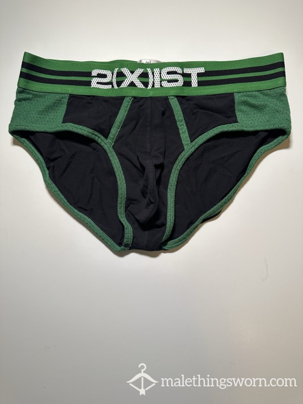 2(x)ist Brief - Large, Navy Blue