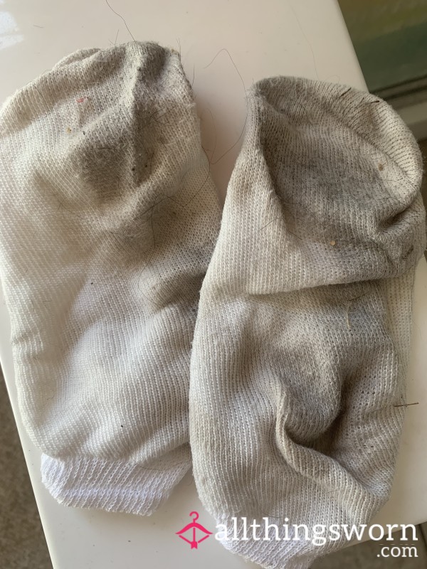 3 Day Wear Socks Low White