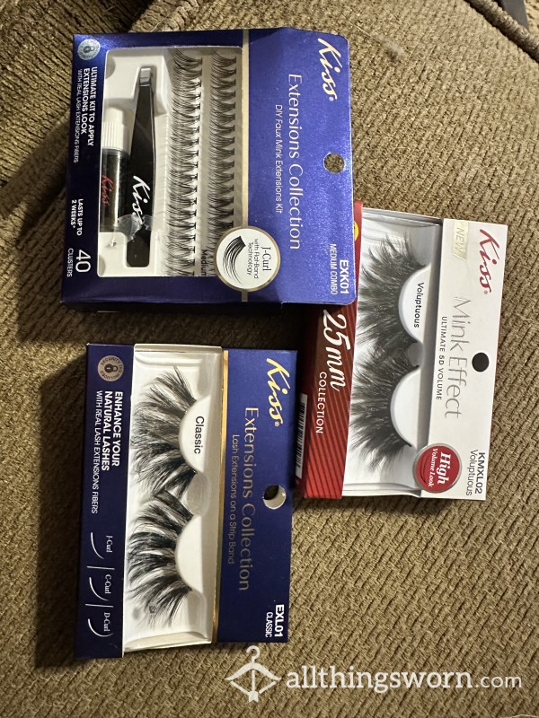 3 Packs Of Brand New Lashes