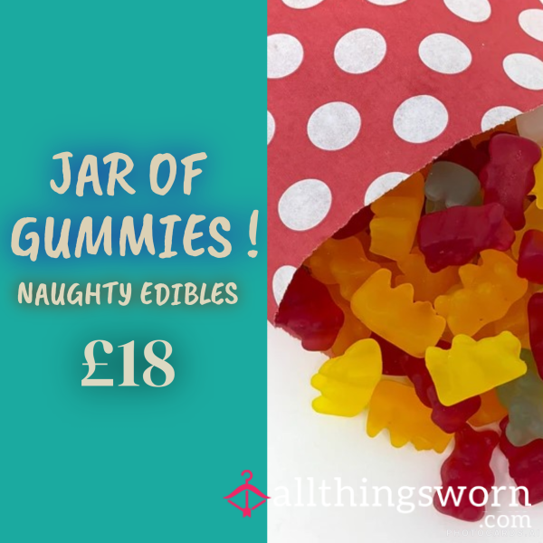 Gummy Bears ! 325ml Jam Jar Stuffed Full Of Your Favourite Gummies Bears - Flavoured Gummies