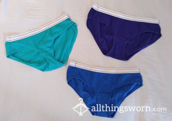 3x Blue Cotton Fullbacks