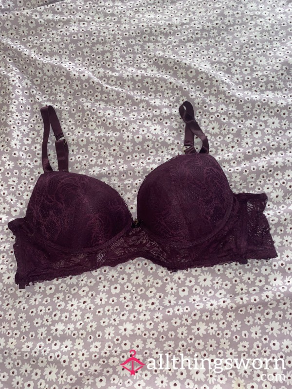 42D Burgundy Bra