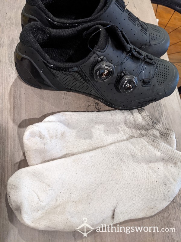 48 Hour Wear Soaking Wet Socks Worn To A Fun Run And A Bike Race.