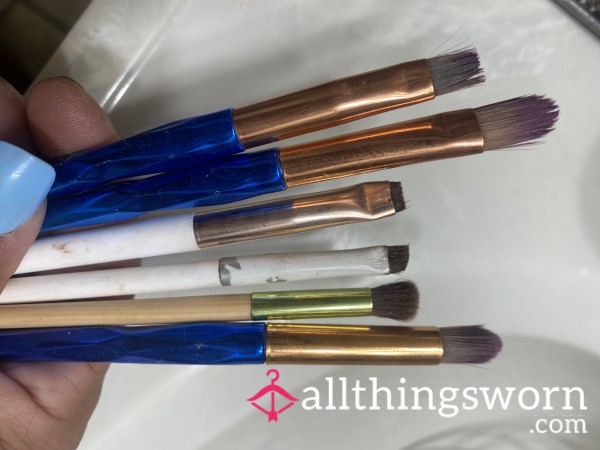 5 Dirty Makeup Brushes