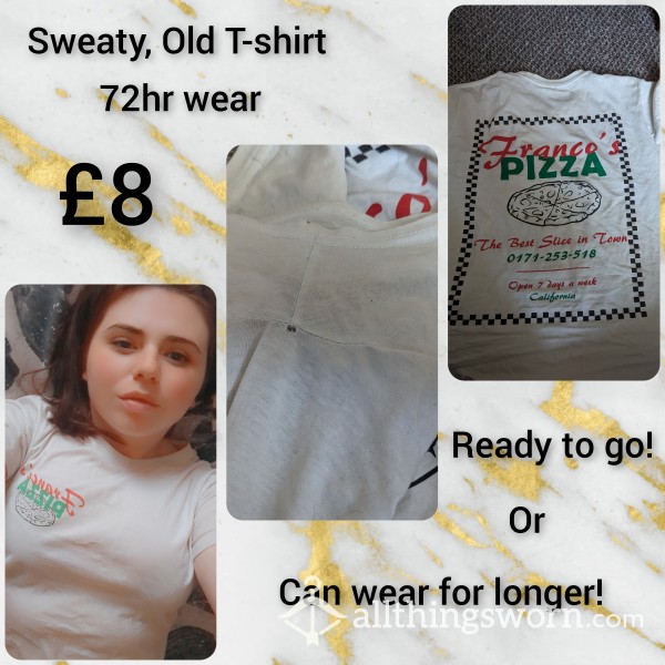 72hr Wear, Sweaty, Old T-shirt