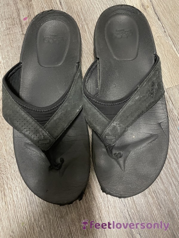 8 Year Old Worn Flip Flops