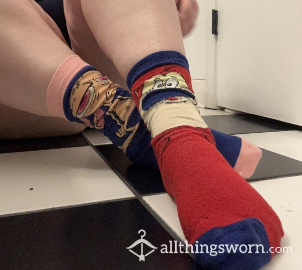 Ren & Stimpy Socks