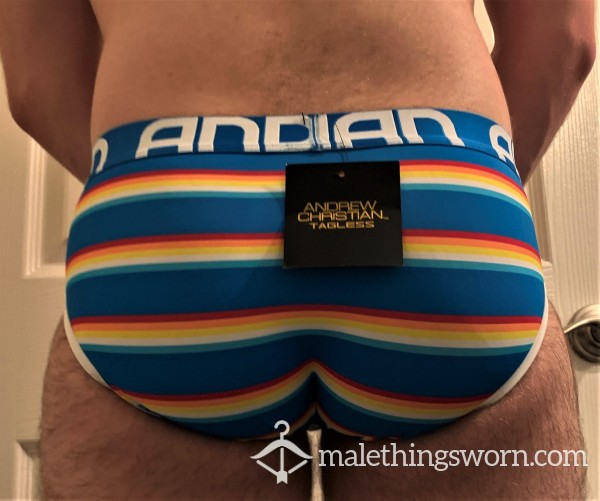 AC Briefs - Rainbow Stripes