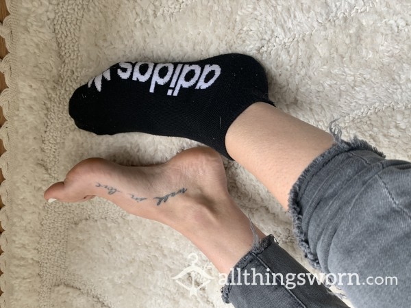 Adidas Stinky SWEATY Black Logo Socks