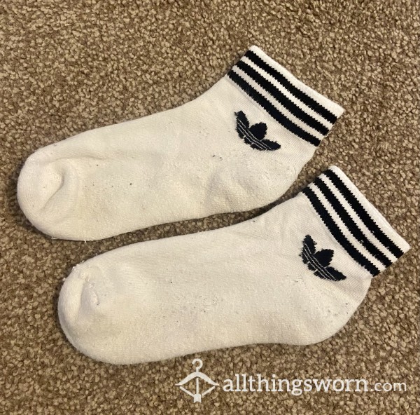 Adidas White Gym Socks