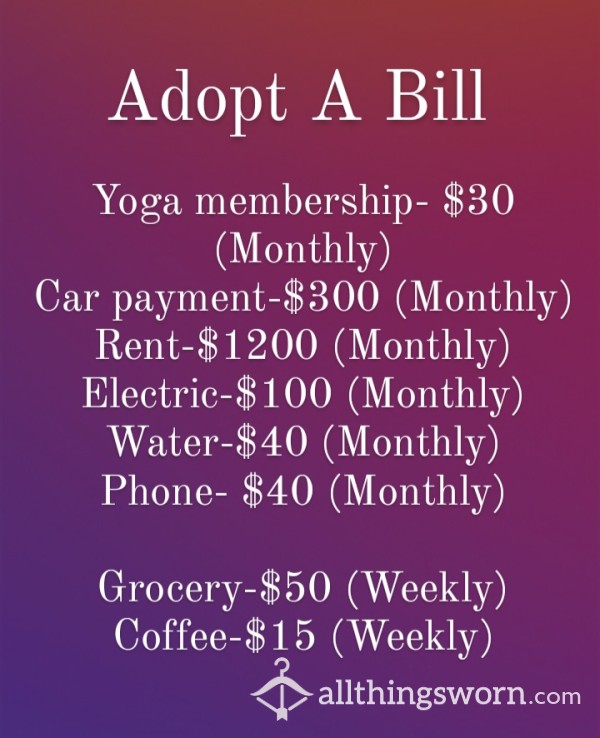 Adopt A Bill