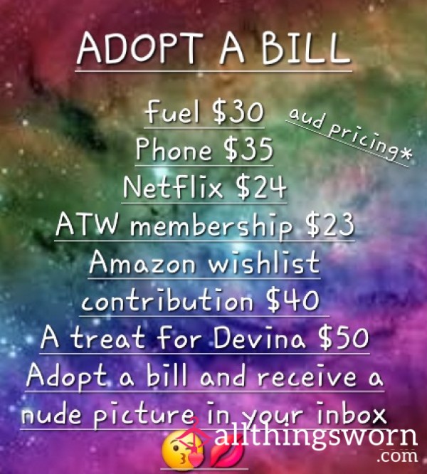 Adopt A Bill 😘💋