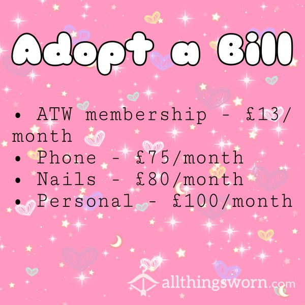 ✨Adopt A Bill✨