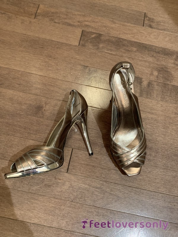 Aldo Metallic High Heels