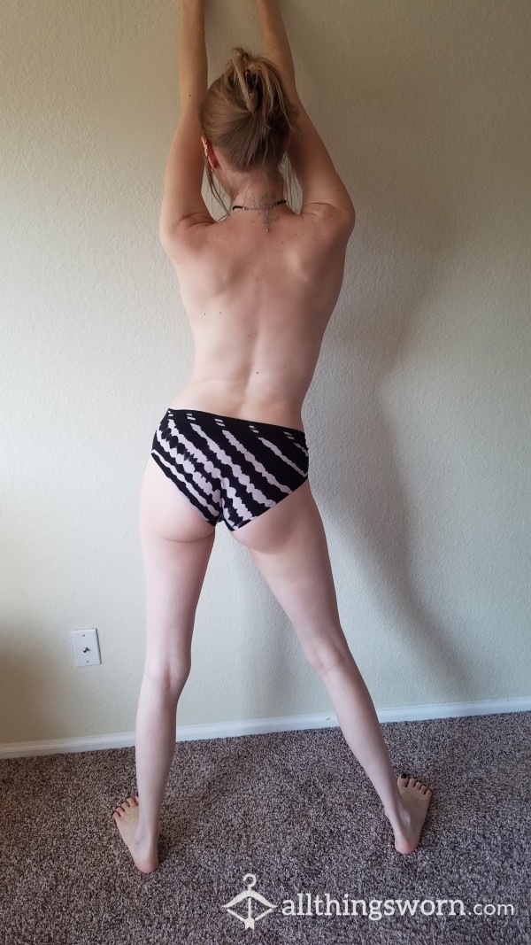 AliceMarz Zebra Print Hip Hugger Panties