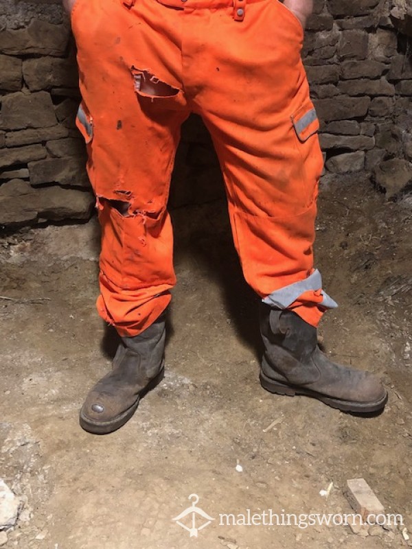 Alpha Builders Hi Viz Trousers