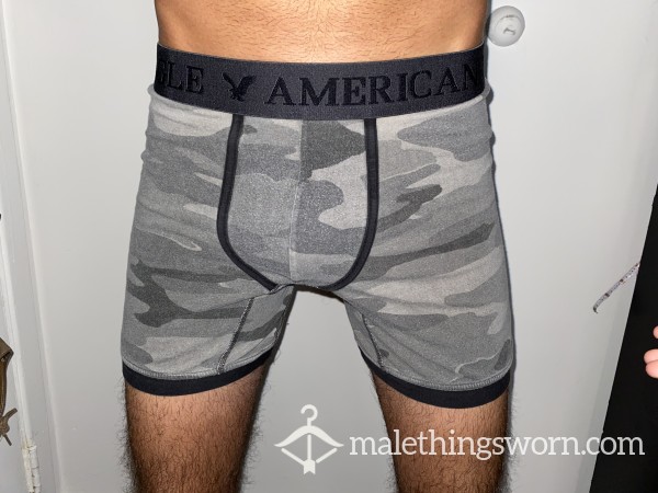 American Eagle Boxer Briefs Size Small Camo, Used & Smelly