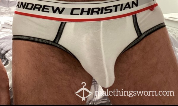 Andrew Christian White Breifs