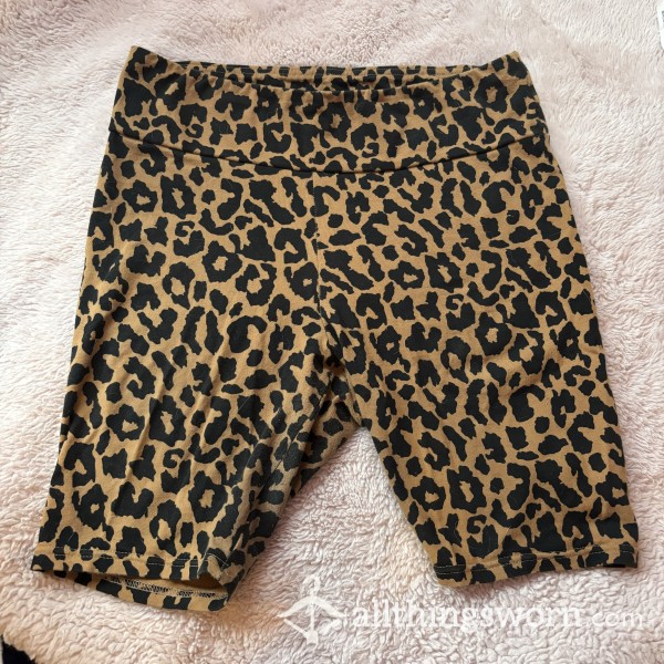 Animal Print Biker Shorts 🐆