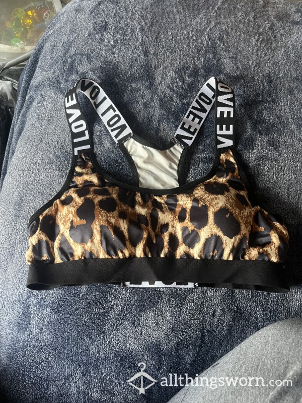 Animal Print Sports Bra