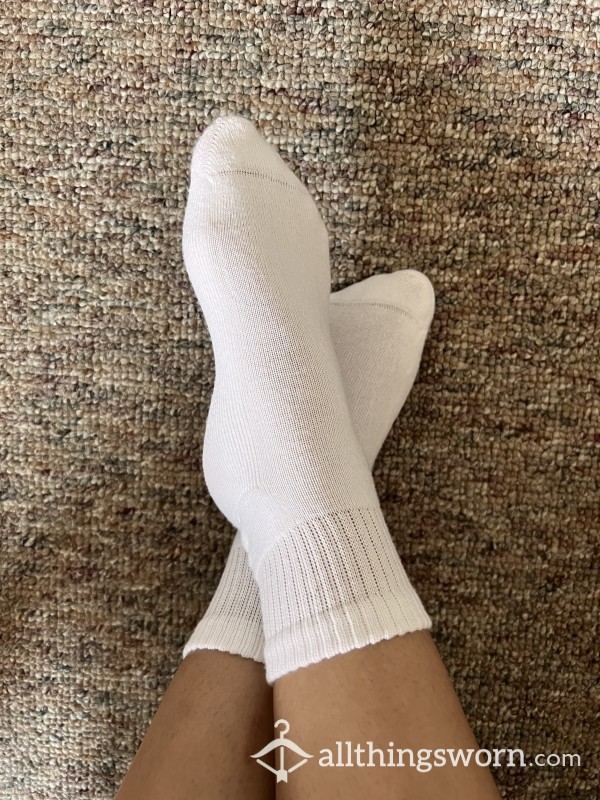 Ankle White Socks Ready To Ship