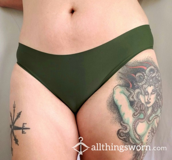 Army Green Nylon Panties💋