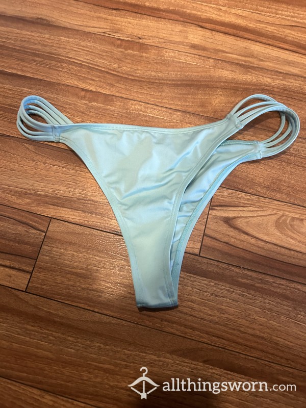 Baby Blue Bikini Bottoms, Size M