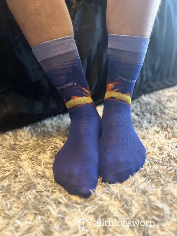 Beach Sunset Socks