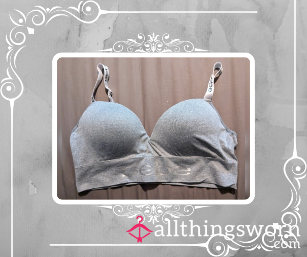 Bebe Grey Padded Bra (No Underwire)