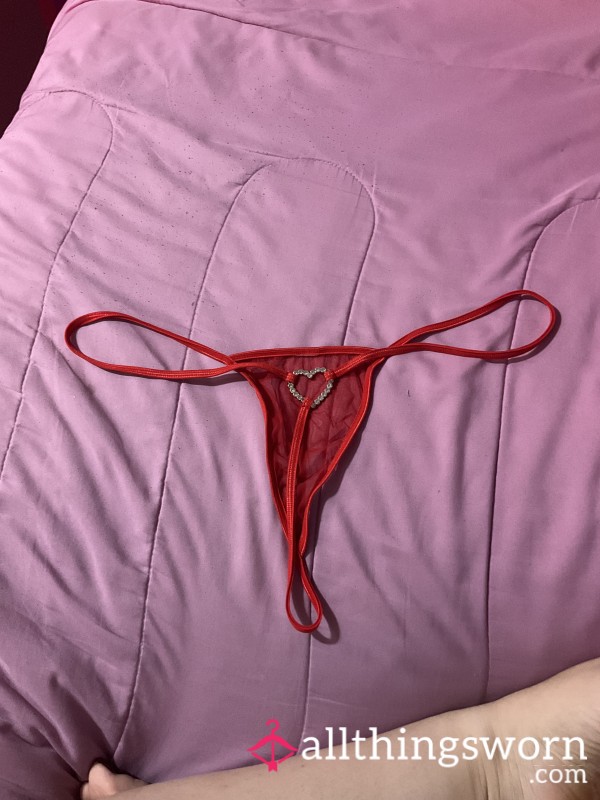 Bedazzled Red Thong For Sale💋🔞