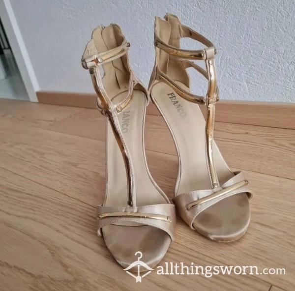 Beige High Heels