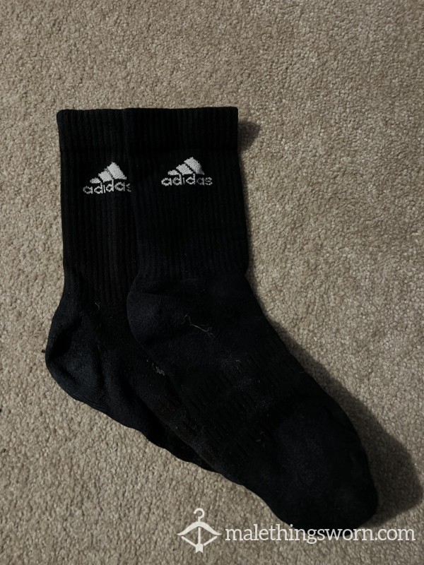 Black Adidas Socks