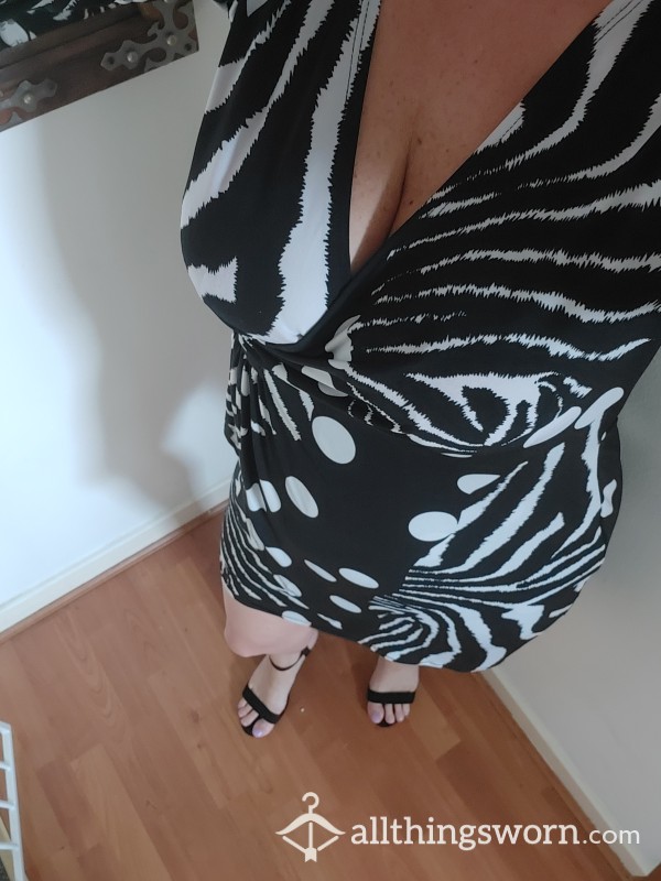 Black And White Bodycon Dress