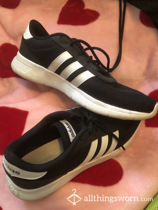 Black And White Cla**ics Adidas - Worn