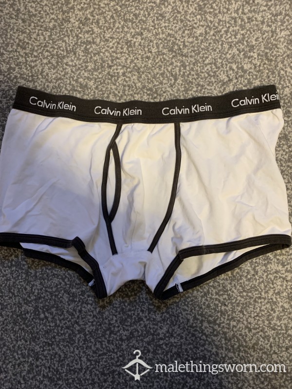 Black And White Calvin Trunks