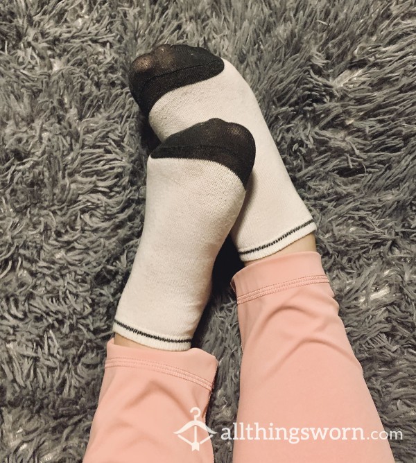 Black And White Gym Socks