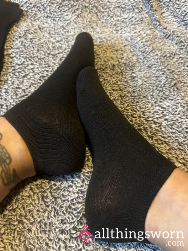 Black Ankle Socks